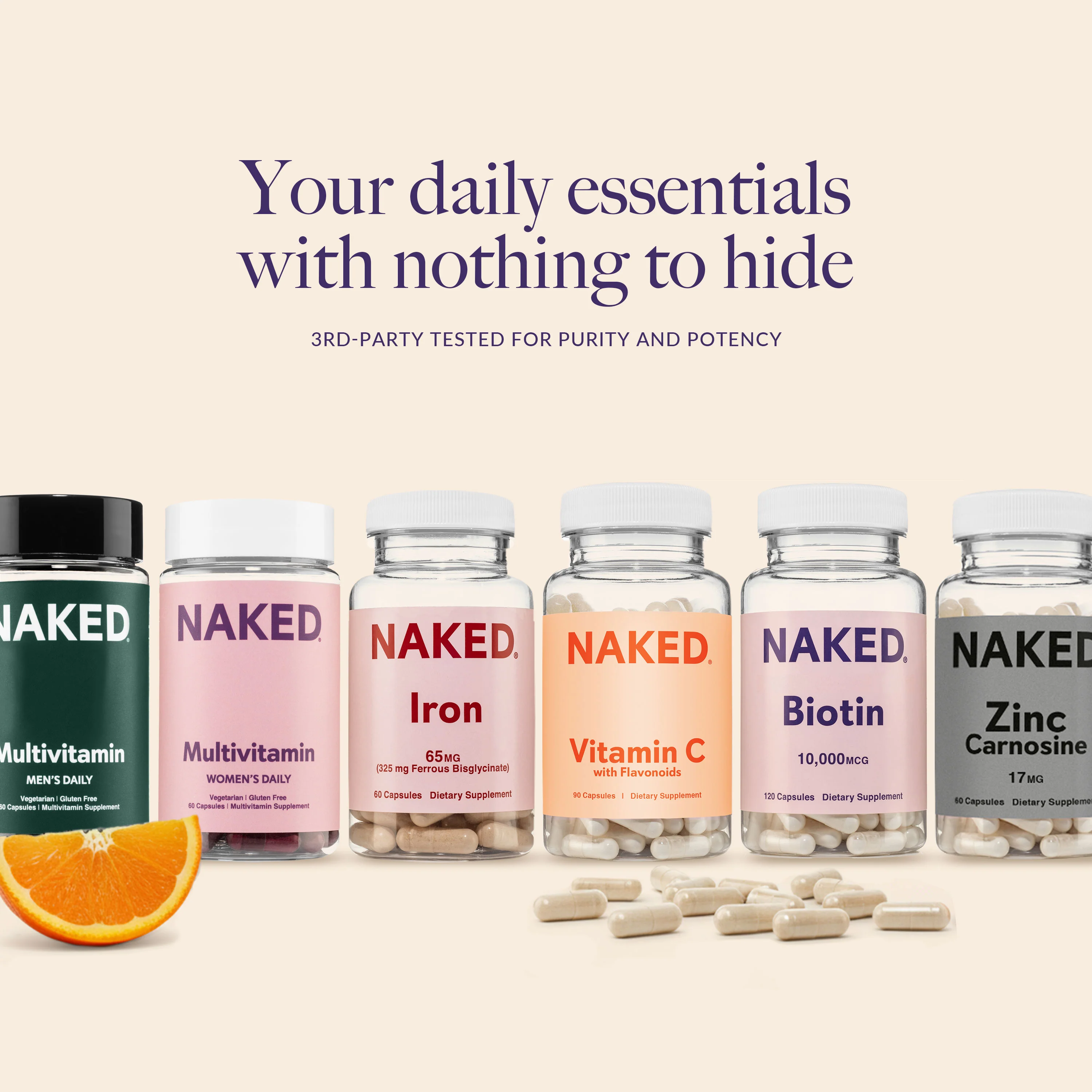 Daily Biotin Supplement | Naked Biotin - 120 Capsules - Image 8