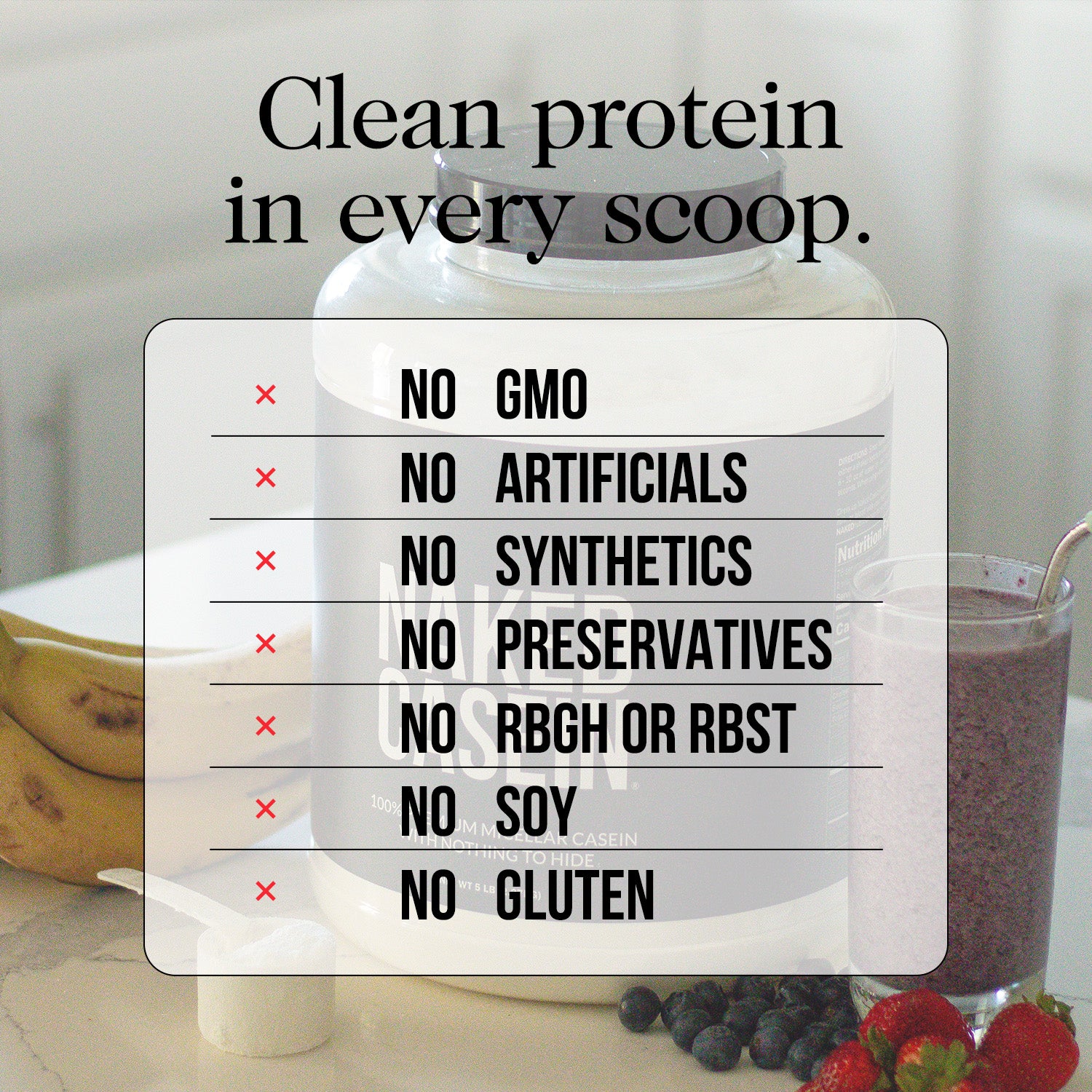 Micellar Casein Protein Powder | Naked Casein - 1lb - Image 5