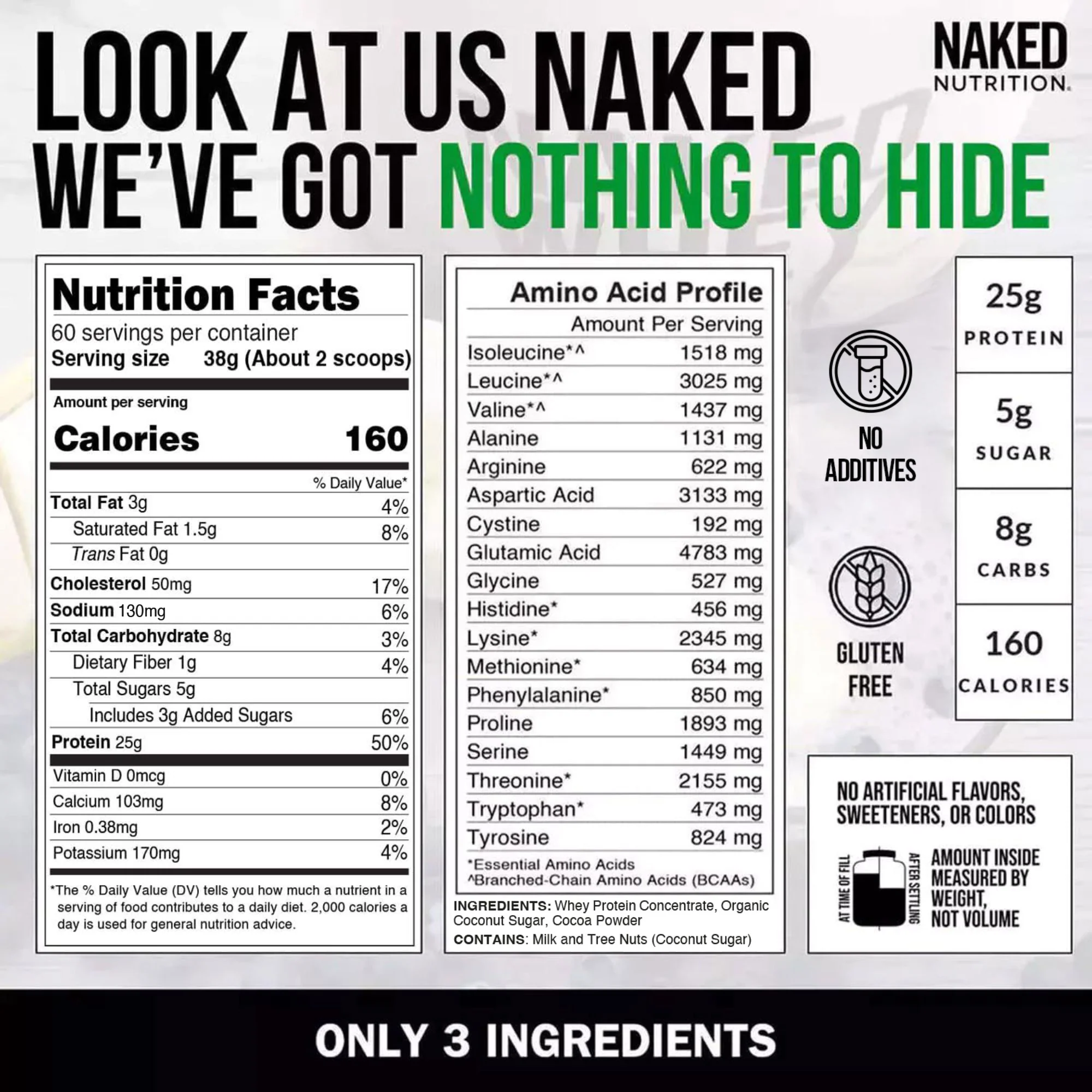 Chocolate Whey Protein Powder | Naked Chocolate Whey - 5LB - Image 5