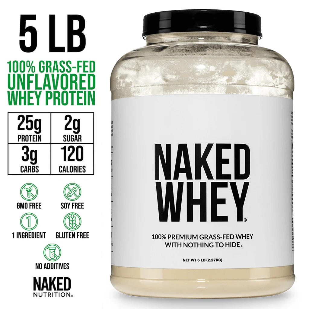 Grass Fed Whey Protein Powder | Naked Whey - 5LB - Image 3