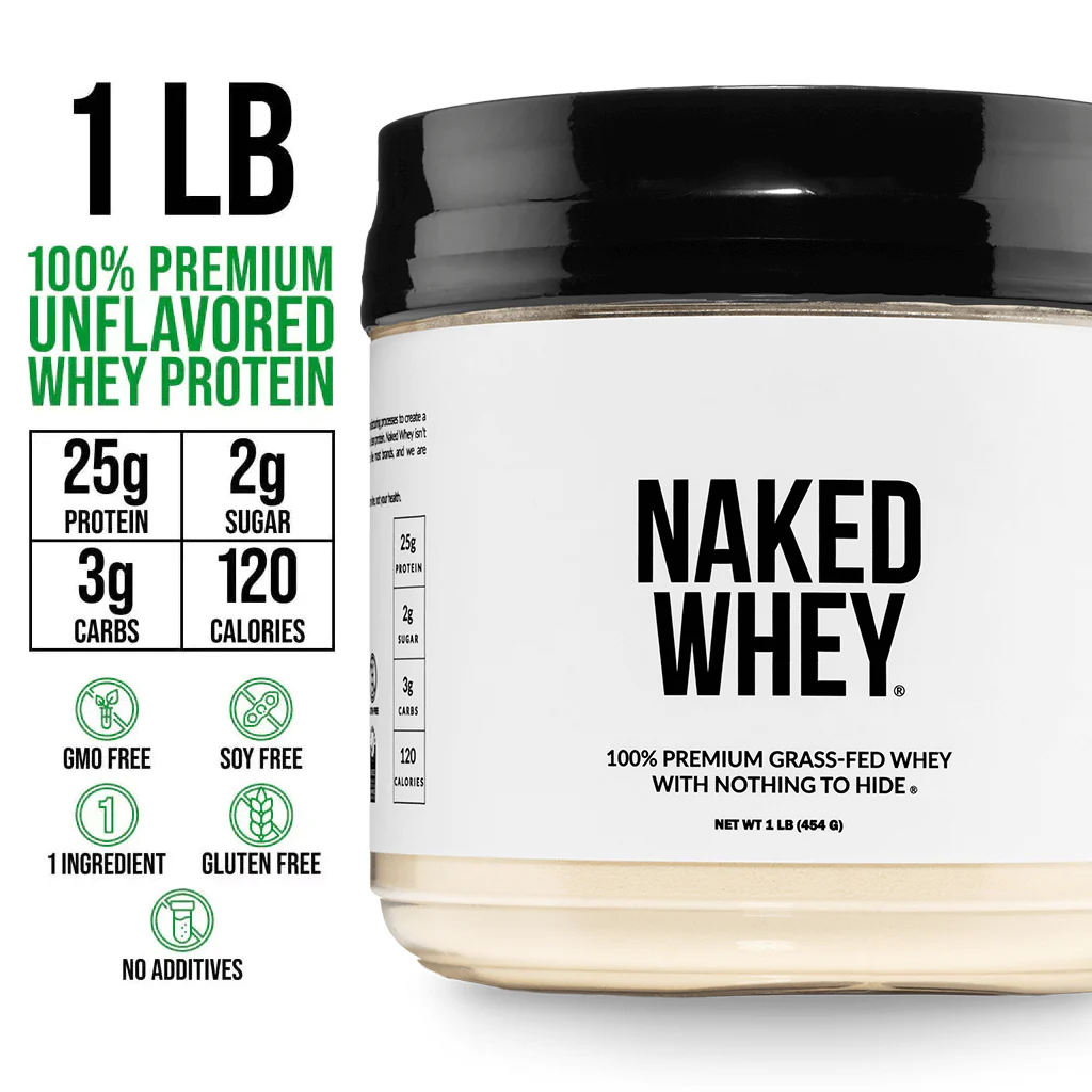 Grass Fed Whey Protein Powder | Naked Whey - 1LB - Image 3