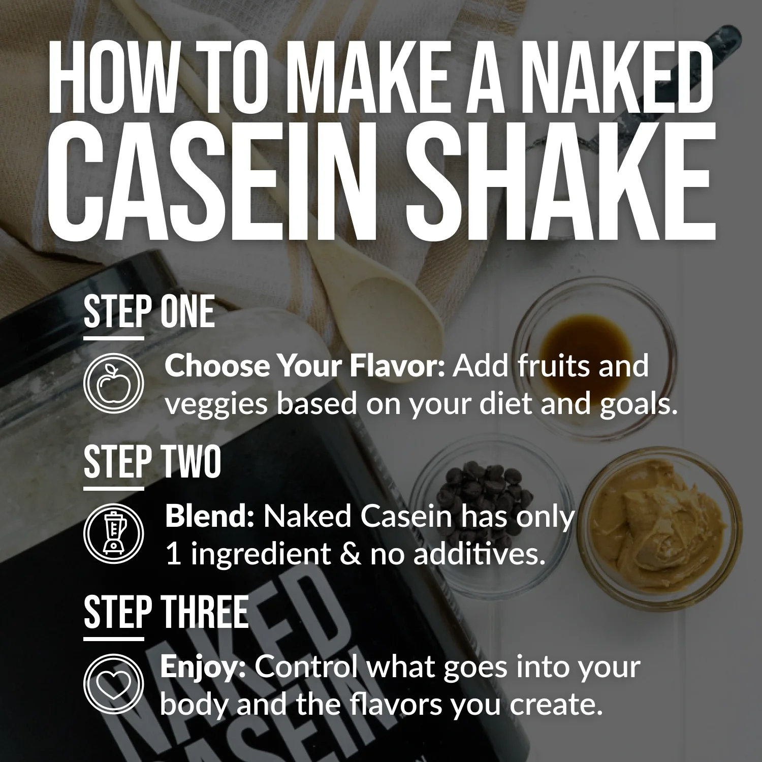 Micellar Casein Protein Powder | Naked Casein - 5lb - Image 6