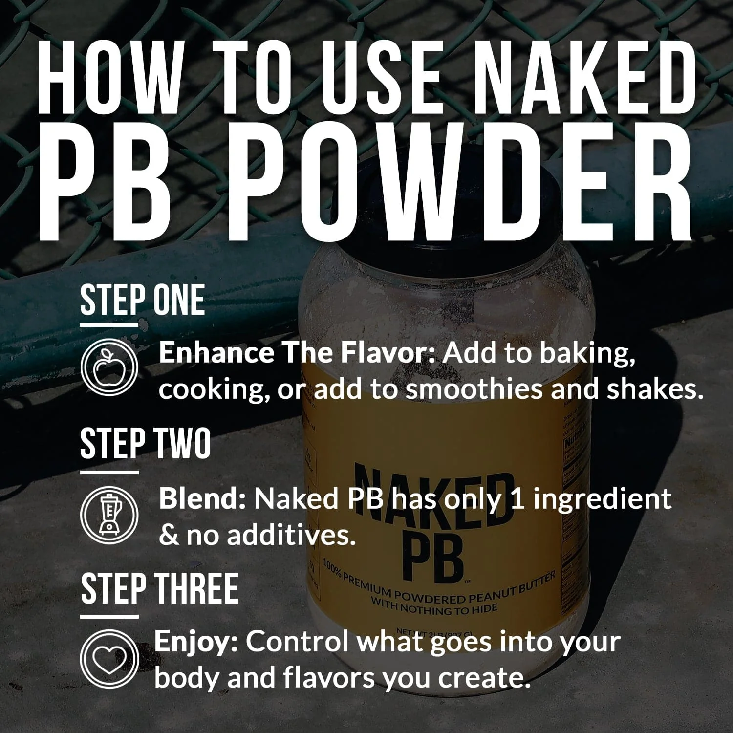 Powdered Peanut Butter | Naked PB - 2LB - Image 6