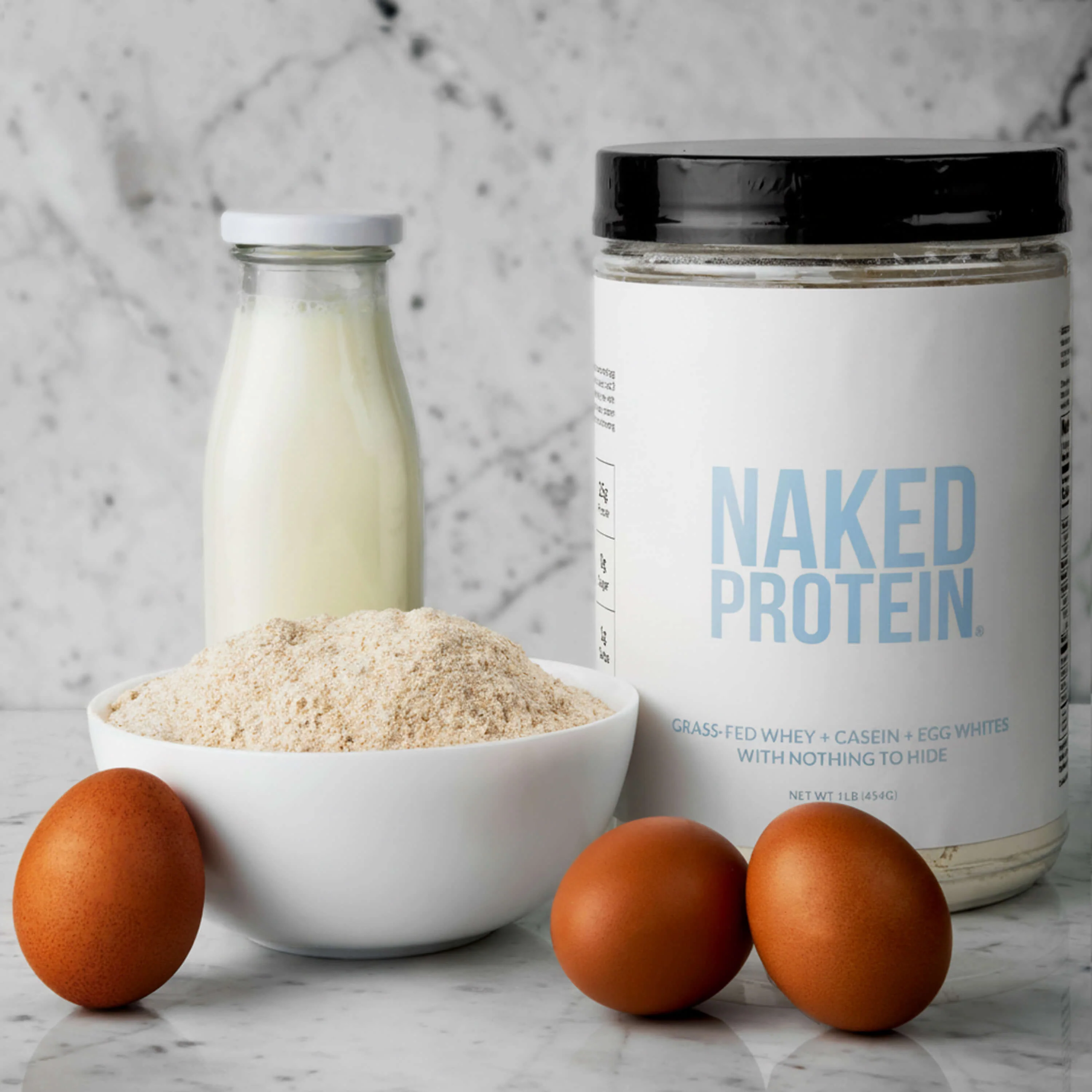 Protein Powder Blend - 1LB Egg, Whey & Casein Protein Blend | Naked Protein - 1lb - Image 6
