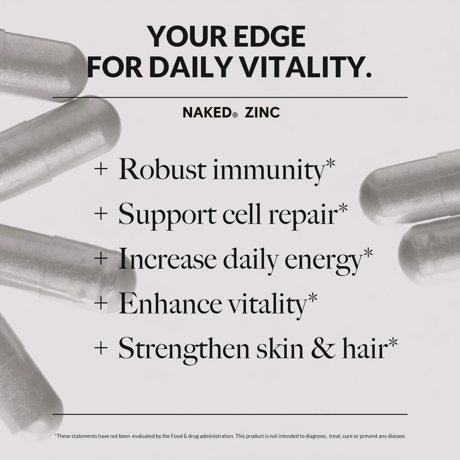 Daily Zinc Supplement | Naked Zinc Carnosine - 60 Capsules - Image 4